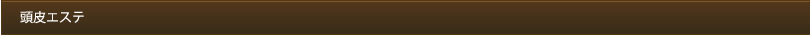 頭皮エステ